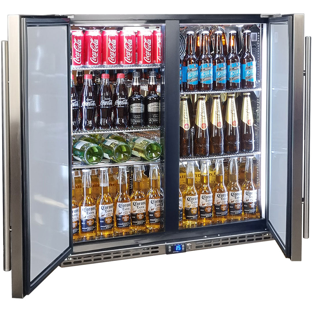 Schmick - SK245-SD – Stainless Steel Bar Fridge – 274 Litres