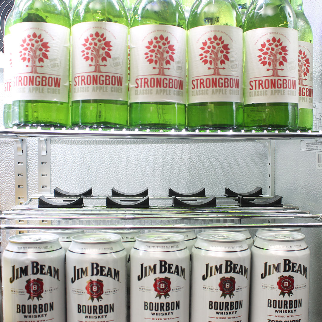 Outdoor Bar Fridge | 2 Door | Heated Glass | 304 Stainless Steel | Indoor / Alfresco | Schmick SK190-SS