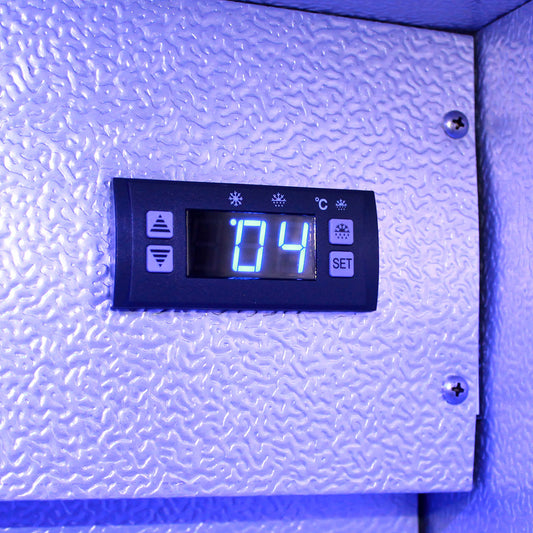 Schmick – SK118R-B – Black Glass Door – 118L