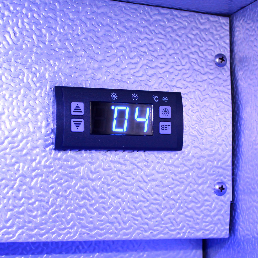 Schmick SK118R-SS – 304 Stainless Steel Tropical Rated Bar Fridge with Heated & Triple Glazed Glass – 118 Litres