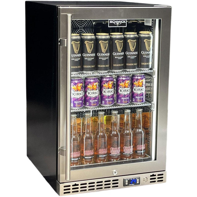 Schmick 121L Under Bench Slide-Out Shelf Bar Fridge - SK116R-HD-M - image 1