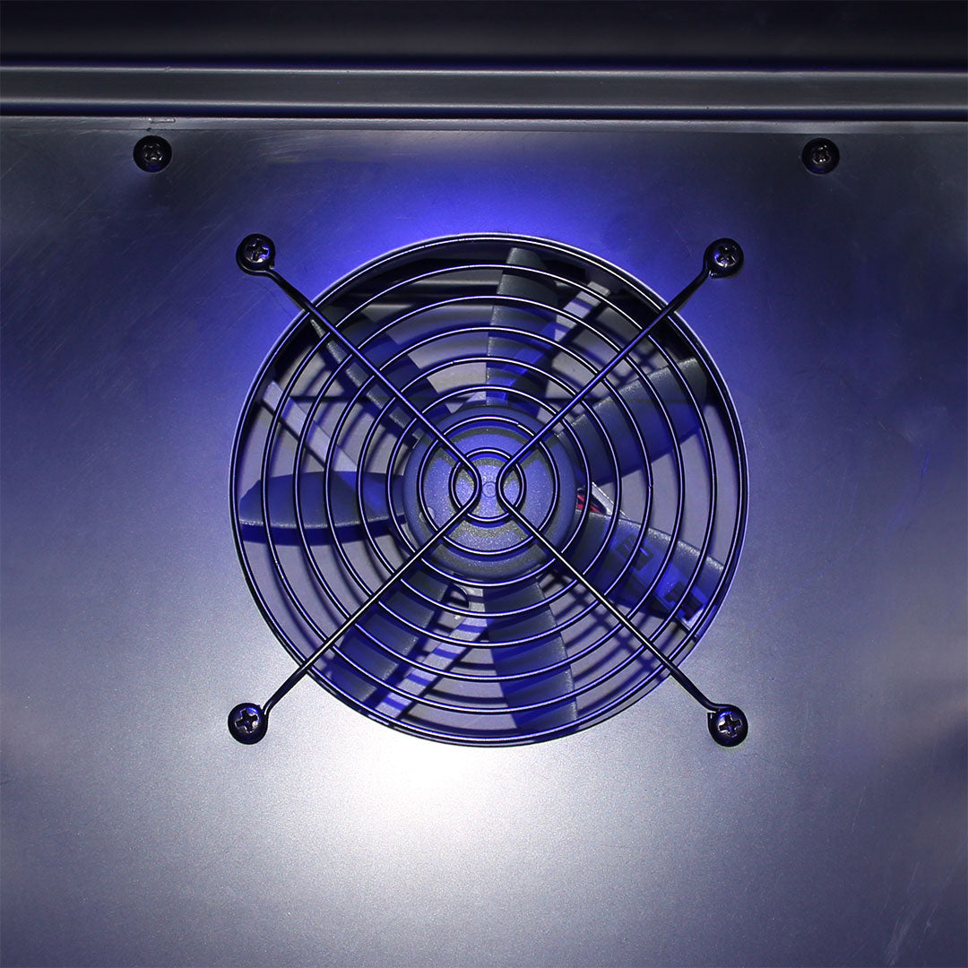 Dual Zone Beer & Wine Bar Fridge - Stainless Steel - 165 Litres - Schmick JC165