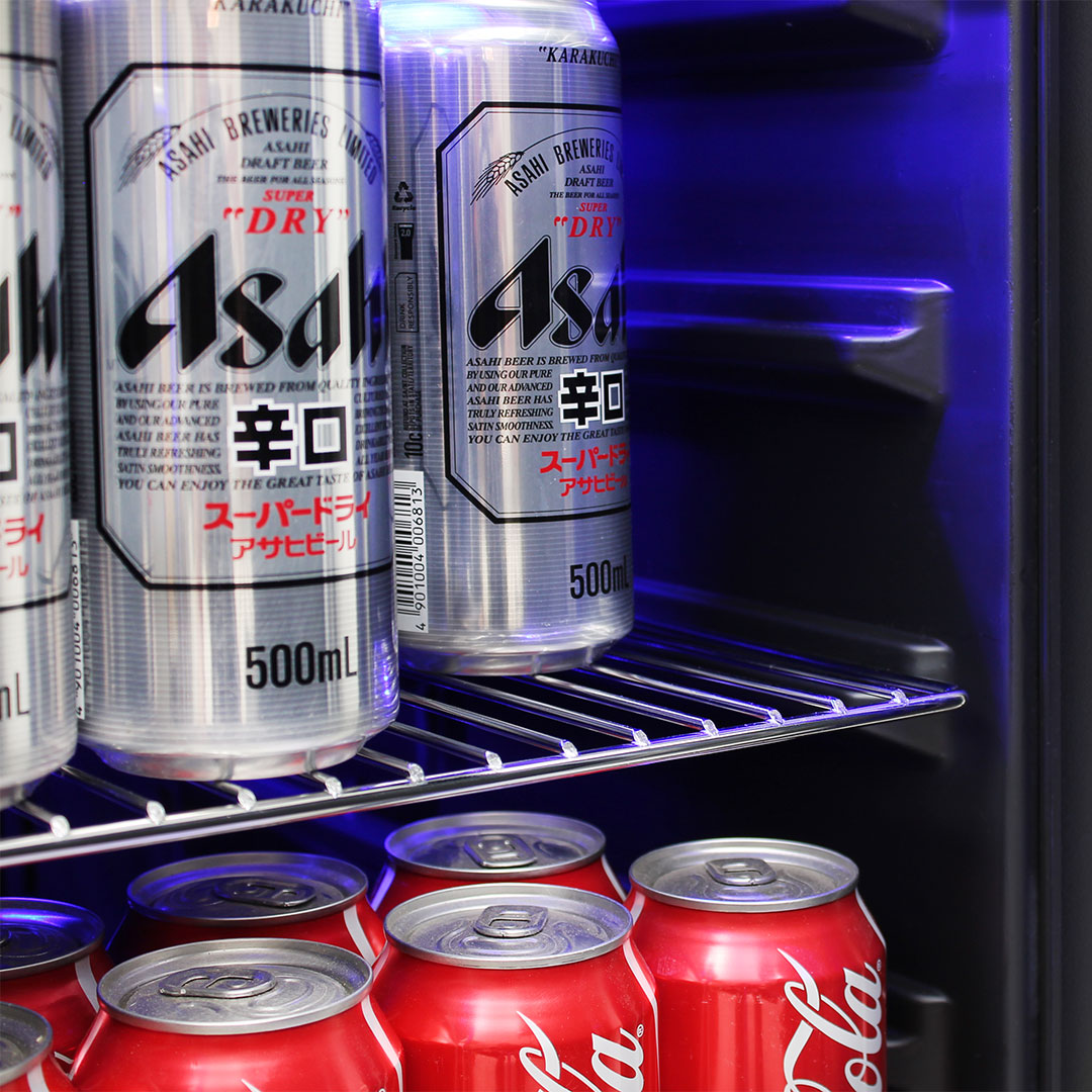 Schmick 165L Dual Zone Beer & Wine Bar Fridge - Black - Schmick JC165B