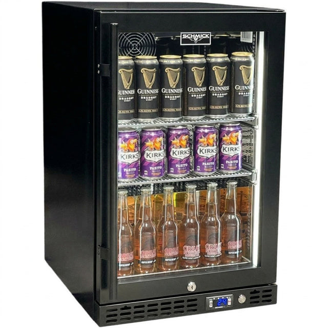 Schmick 121L Under Bench Slide-Out Shelf Bar Fridge - SK116R-B-HD-M - image 1