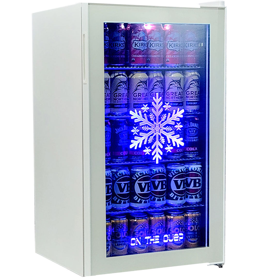 Schmick Under Zero Bar Fridge With Multi Led Color Display On The Cusp - Model HUS-SC88-WZ