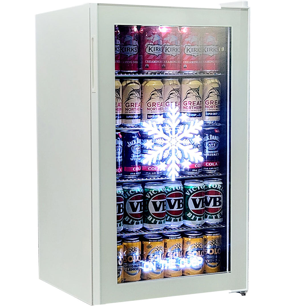 Schmick Under Zero Bar Fridge With Multi Led Color Display On The Cusp - Model HUS-SC88-WZ