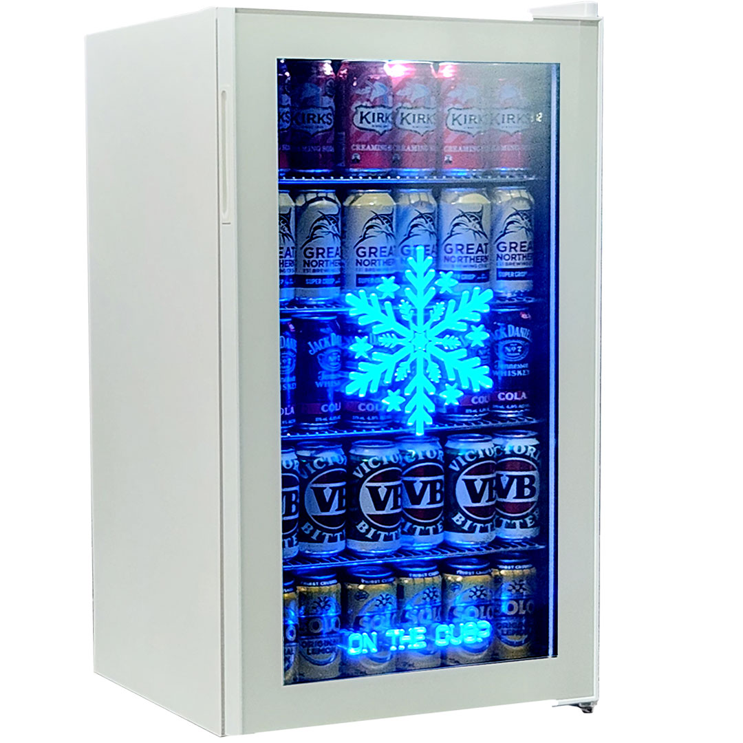 Schmick Under Zero Bar Fridge With Multi Led Color Display On The Cusp - Model HUS-SC88-WZ