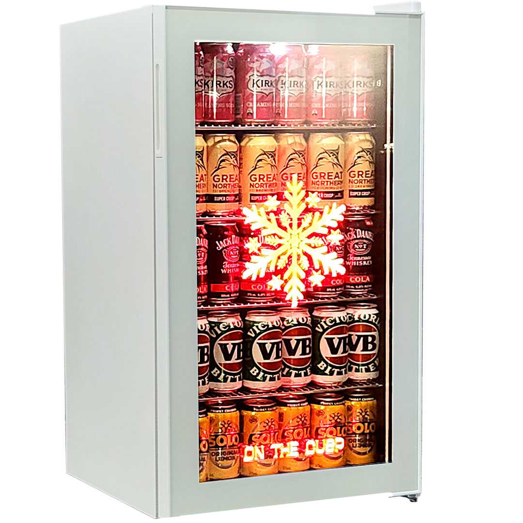 Schmick Under Zero Bar Fridge With Multi Led Color Display On The Cusp - Model HUS-SC88-WZ