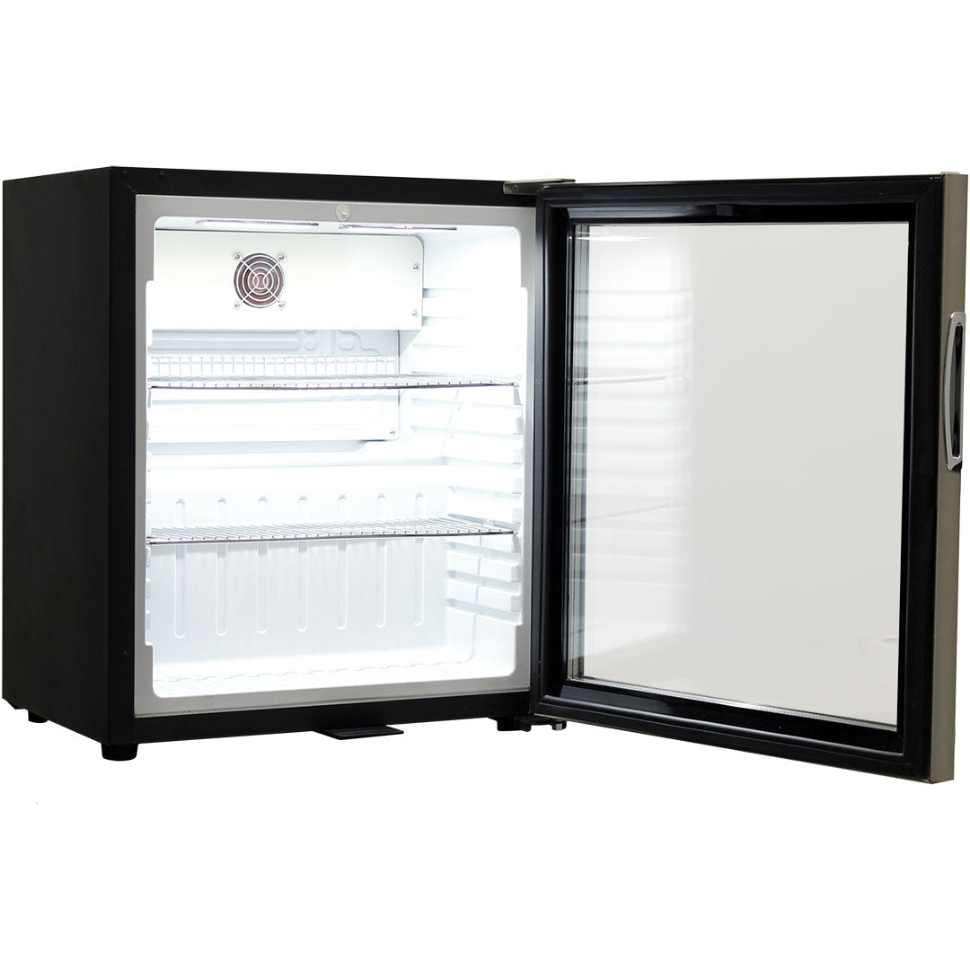 Schmick - SK55-SS β Glass Door Mini Bar Fridge β 38 Litres