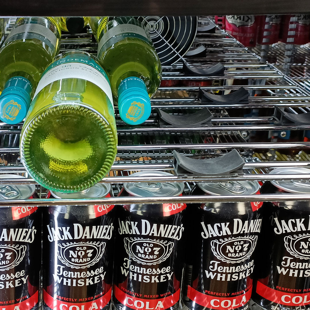 Schmick – SK206-SD – Twin Solid Door Low-Height Stainless Steel Bar Fridge – 233 Litres