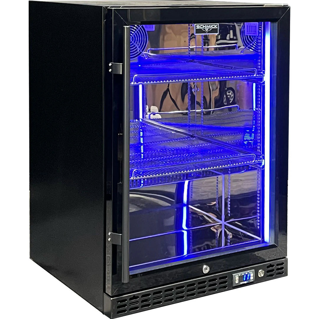 Schmick SK156R-B-M bar fridge - interior shelving detail