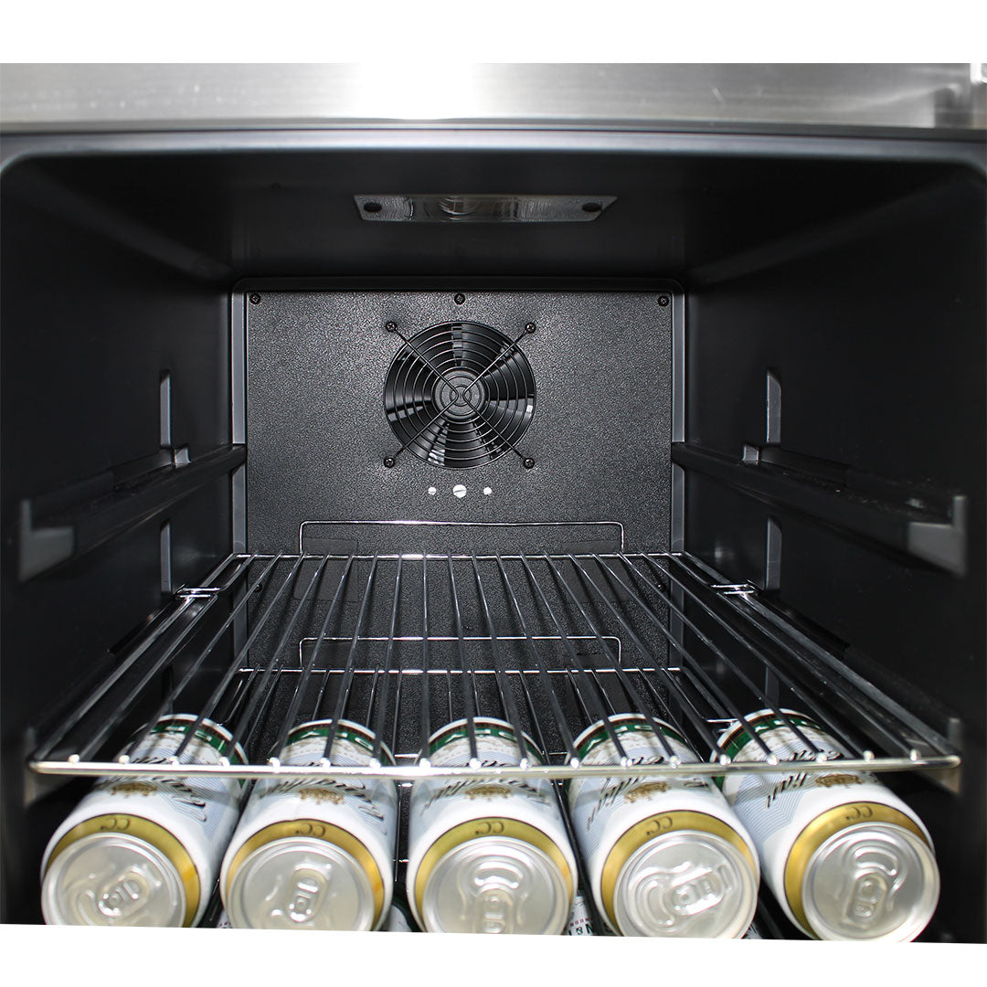 Schmick Heated Dual Zone Beer & Wine Bar Fridge – 190 Litres - JC190-GG