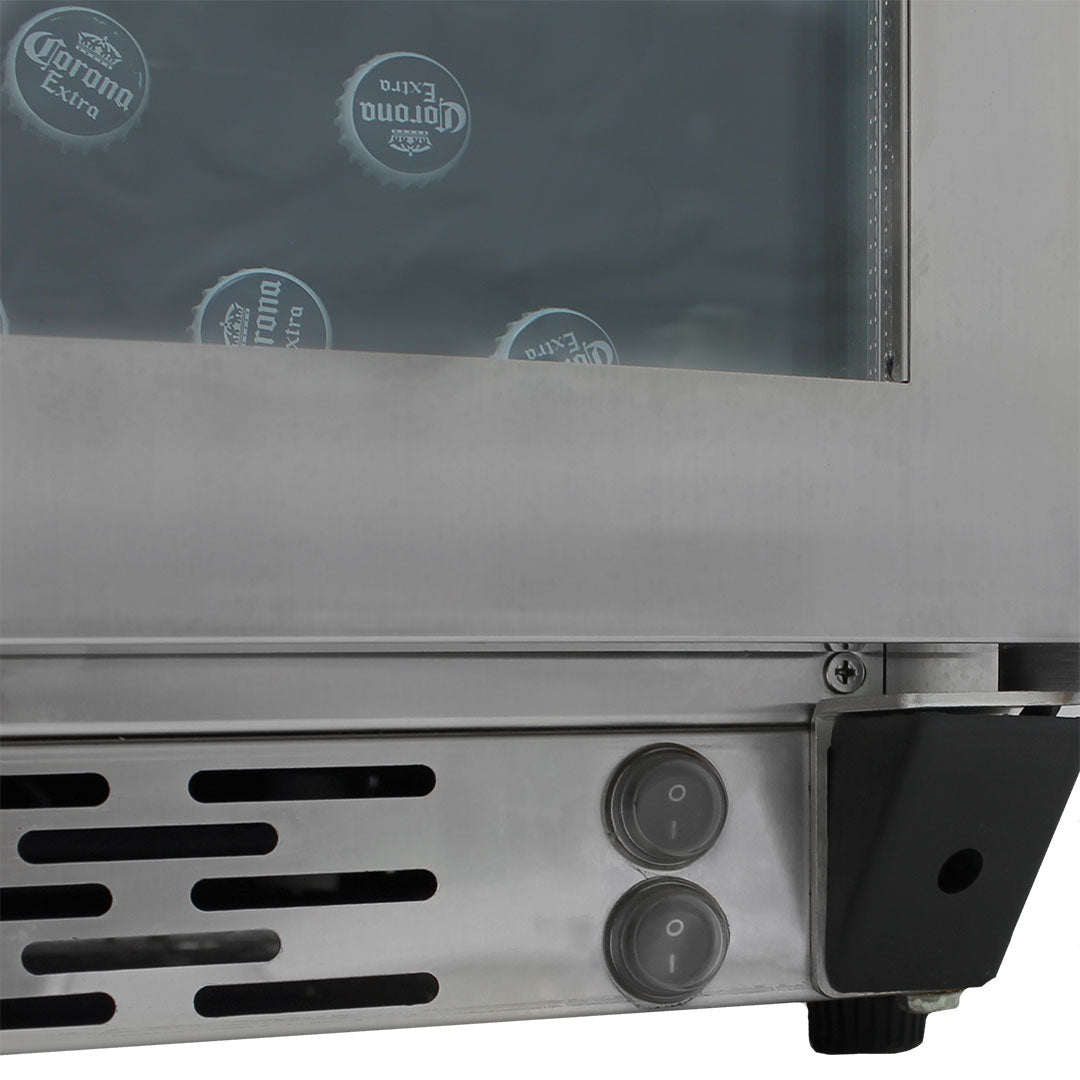 Schmick Heated Dual Zone Beer & Wine Bar Fridge – 190 Litres - JC190-GG