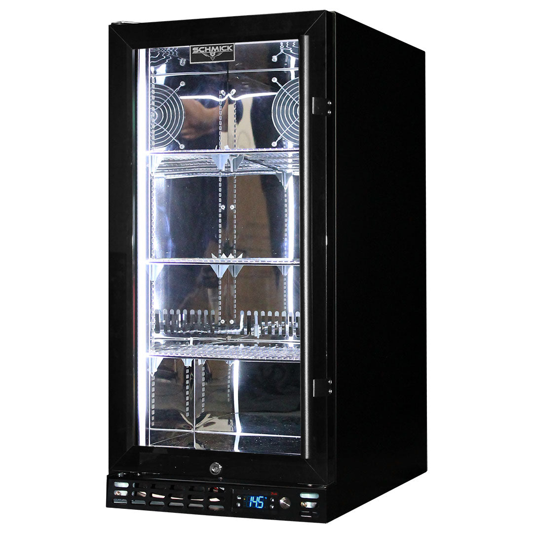 Schmick - SK92L-B-HD – Black Quiet Running Front Venting Heated Glass – 101 Litres