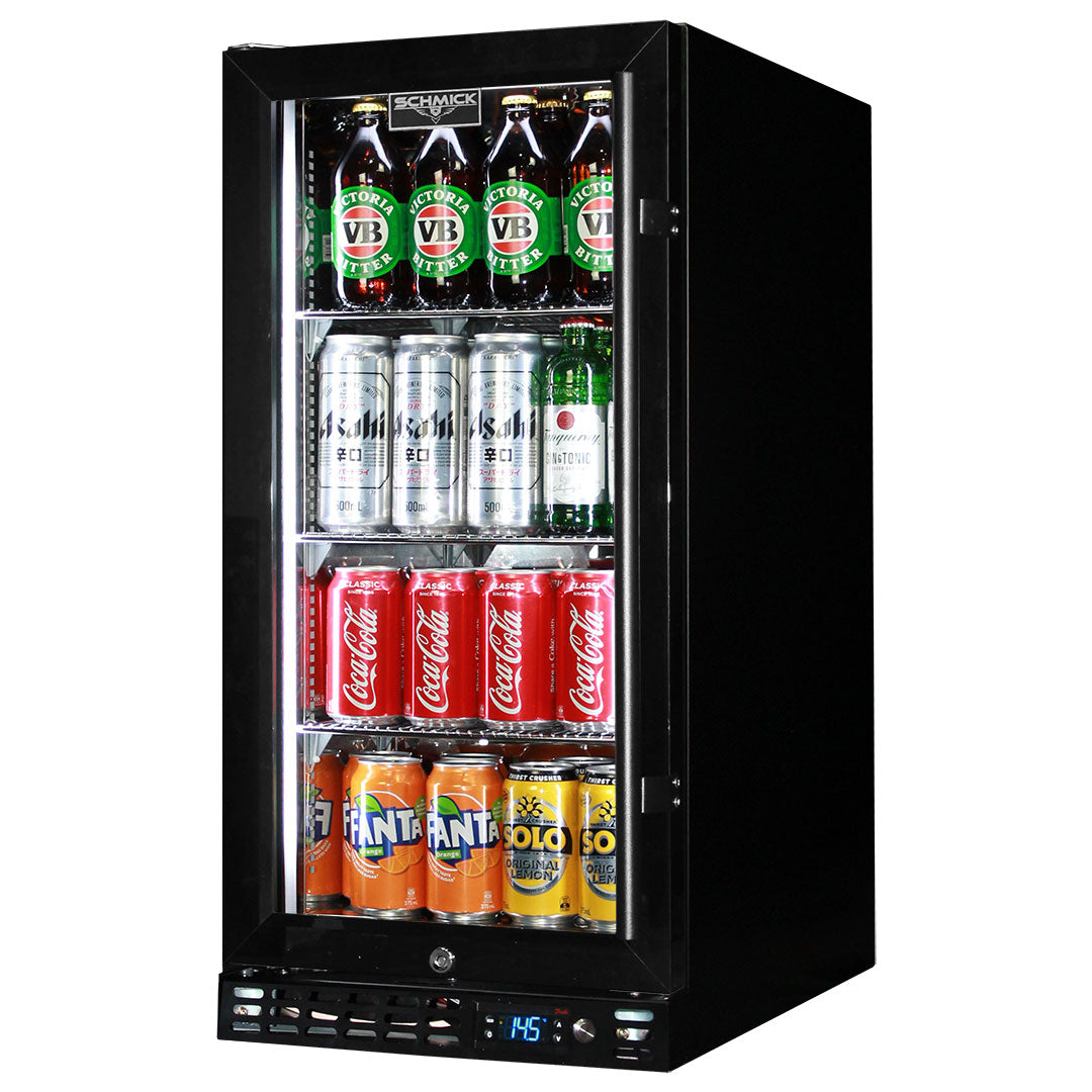 Schmick - SK92L-B-HD β Black Quiet Running Front Venting Heated Glass β 101 Litres