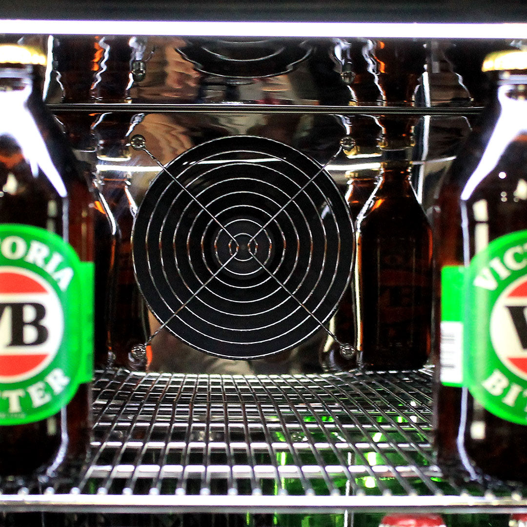 Schmick - SK92R-HD – Heated Glass Under-Bench Bar Fridge – 101 Litres