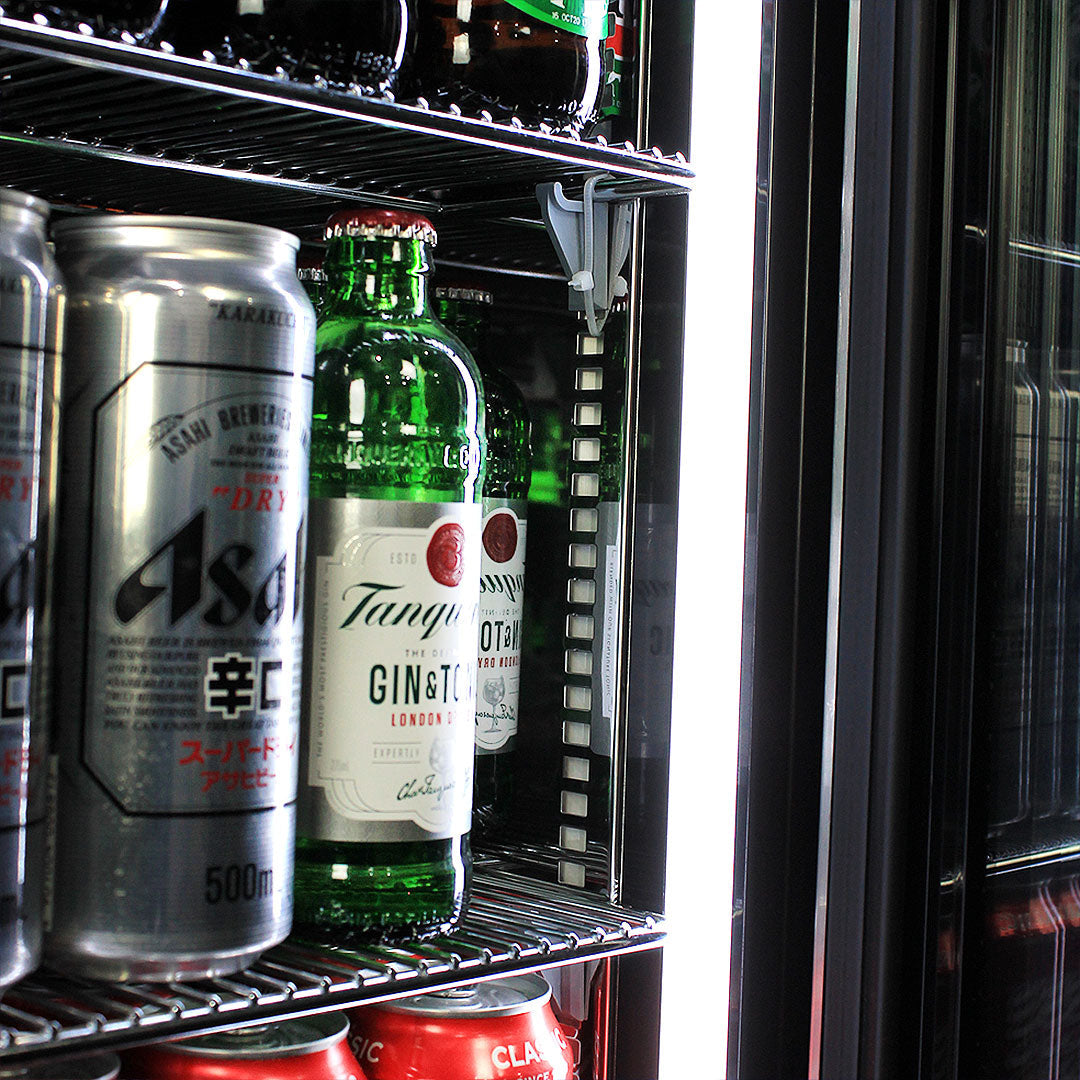 Schmick - SK92R-HD – Heated Glass Under-Bench Bar Fridge – 101 Litres