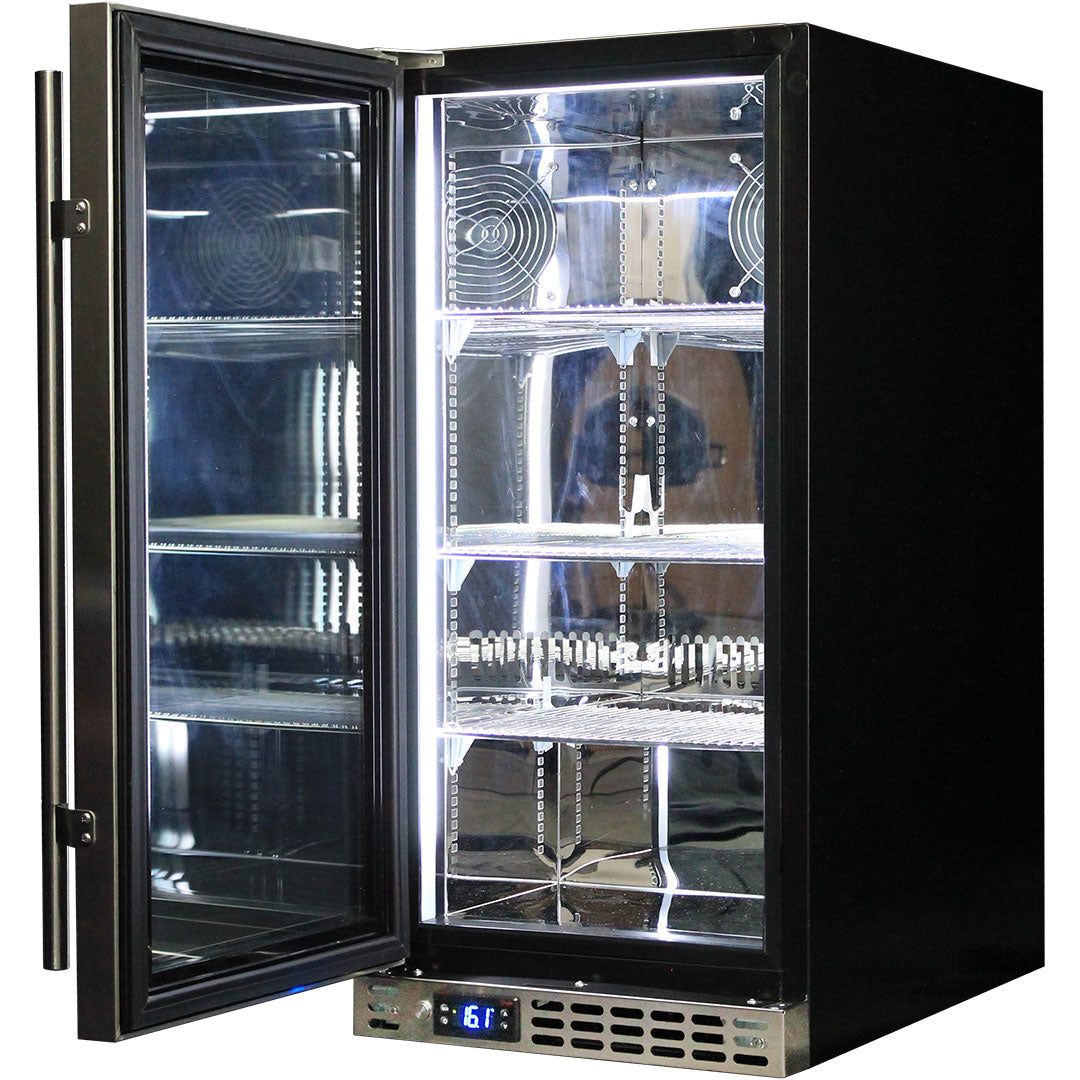 Schmick - SK92L-HD – Heated Glass Under-Bench Bar Fridge – 101 Litres