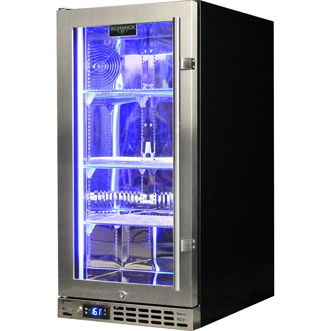 Schmick - SK92L-HD – Heated Glass Under-Bench Bar Fridge – 101 Litres