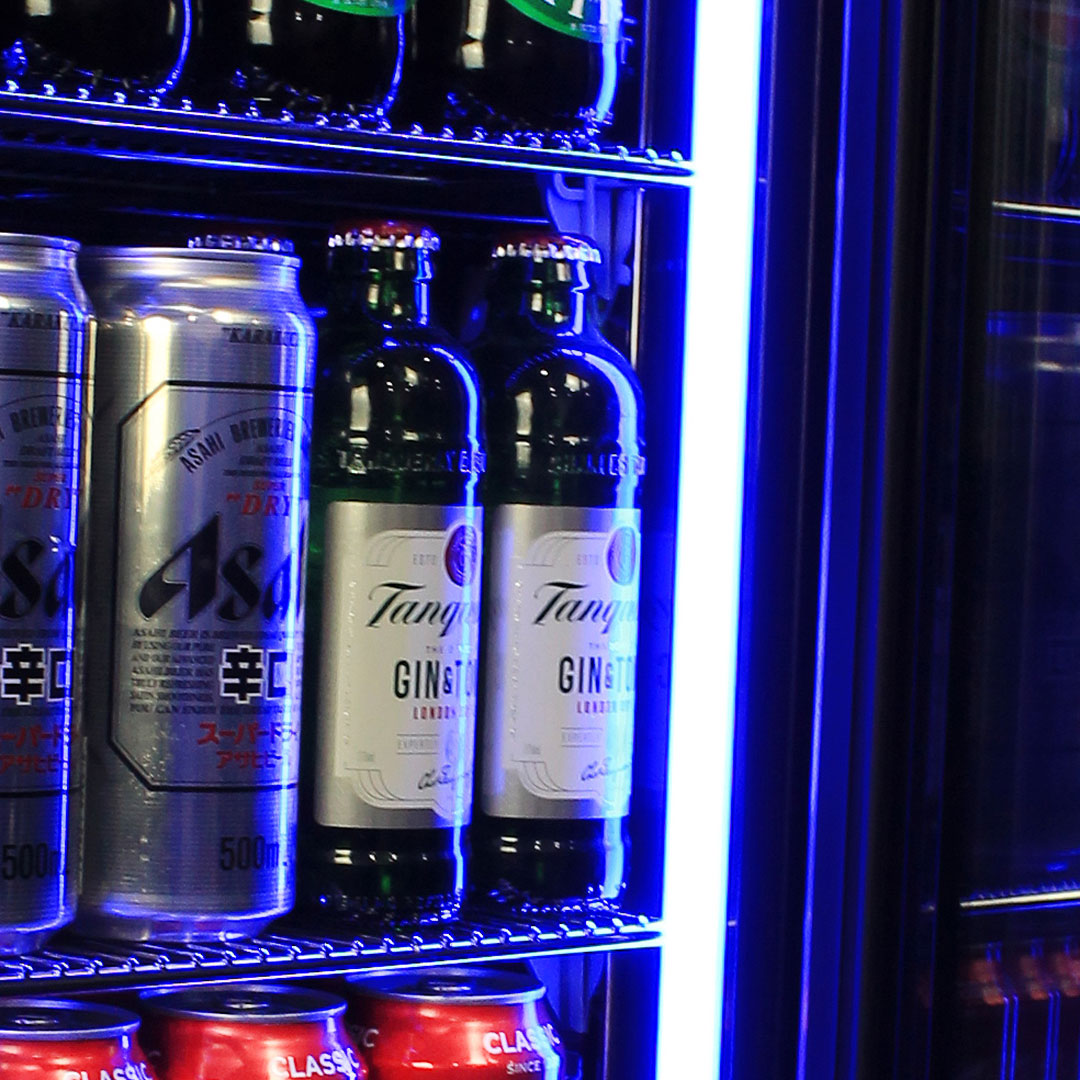 Schmick - SK92R-HD – Heated Glass Under-Bench Bar Fridge – 101 Litres