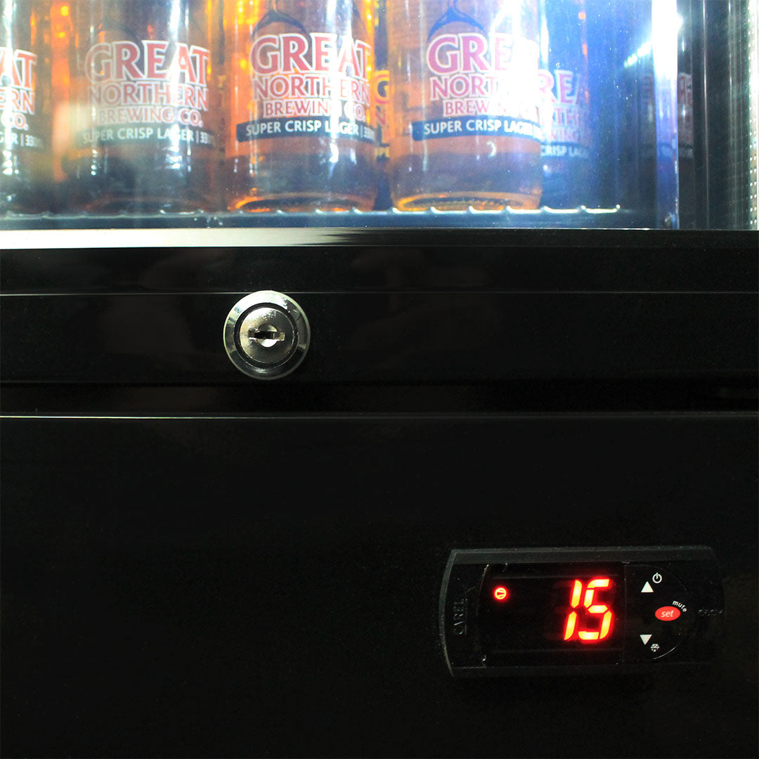 Branded Skinny Upright Bar Fridge With Playing Card Design - SS-P160FA-PC