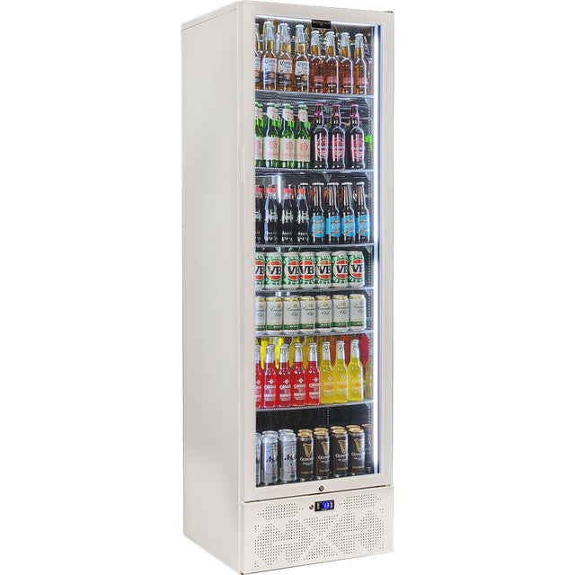 Schmick SK422R-W-HD bar fridge - glass door detail
