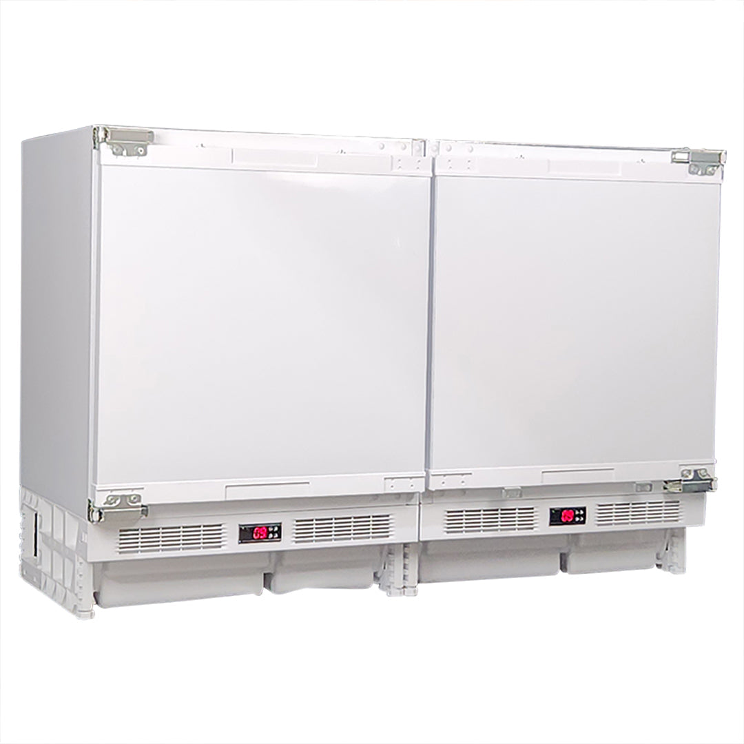 Schmick - MC200-INT – Integrated Under-Counter Fridge & Freezer Combo – 207 Litres