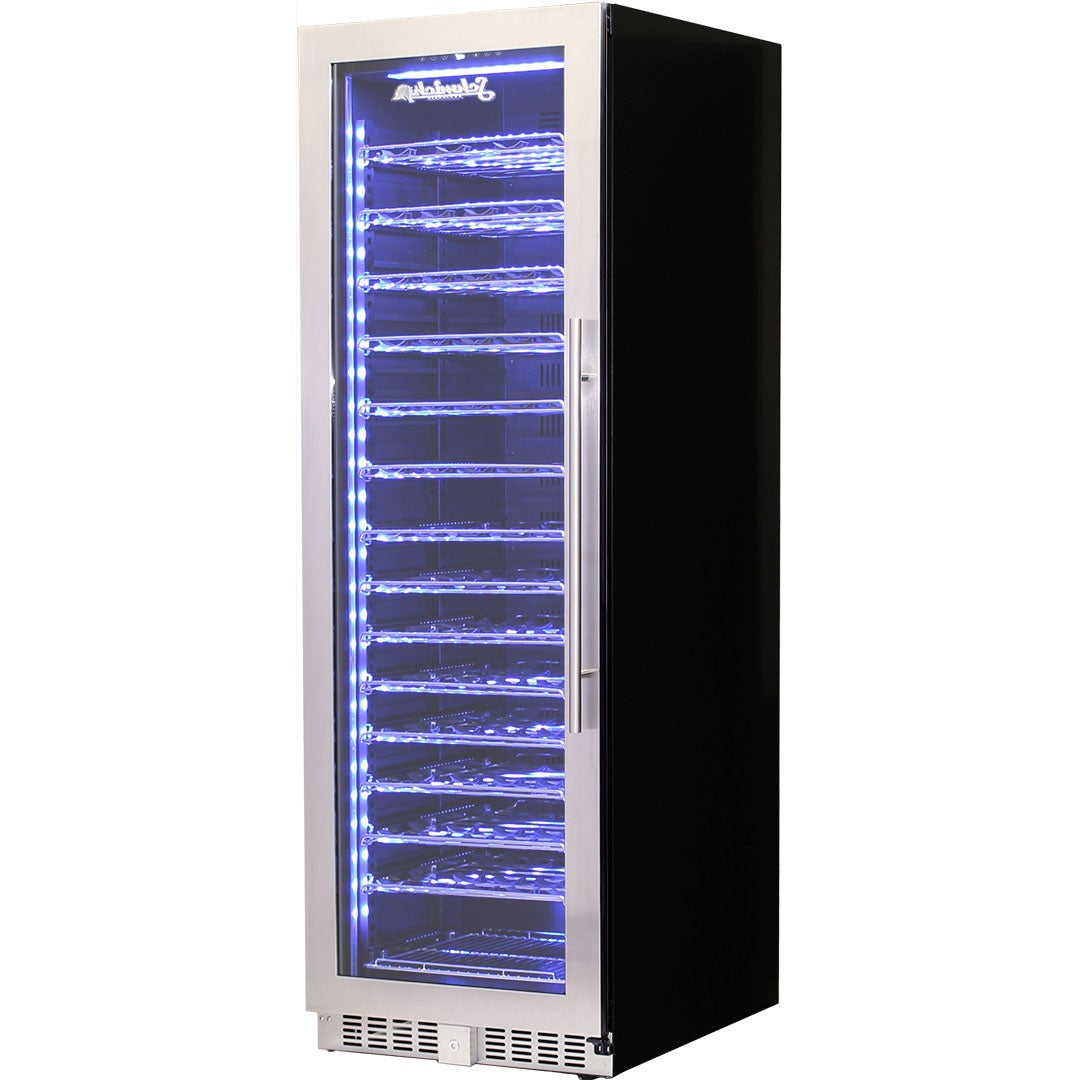 Schmick - BD425LW – Upright Glass Door Wine Refrigerator – 405 Litres