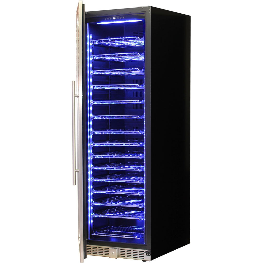 Schmick - BD425LW – Upright Glass Door Wine Refrigerator – 405 Litres