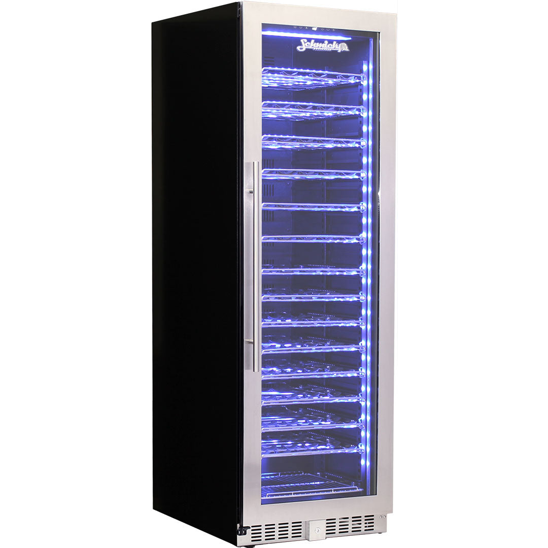 Schmick - BD425W – Upright Glass Door Wine Refrigerator – 405 Litres