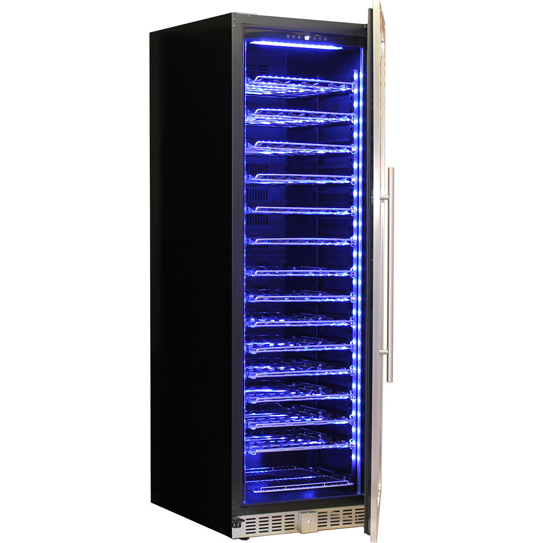 Schmick - BD425W – Upright Glass Door Wine Refrigerator – 405 Litres