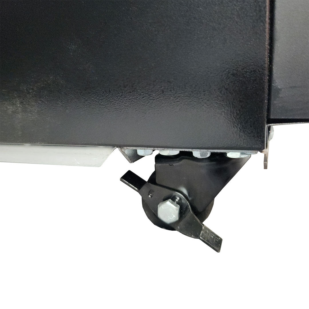 Schmick SK220R-B-HD bar fridge - glass door detail