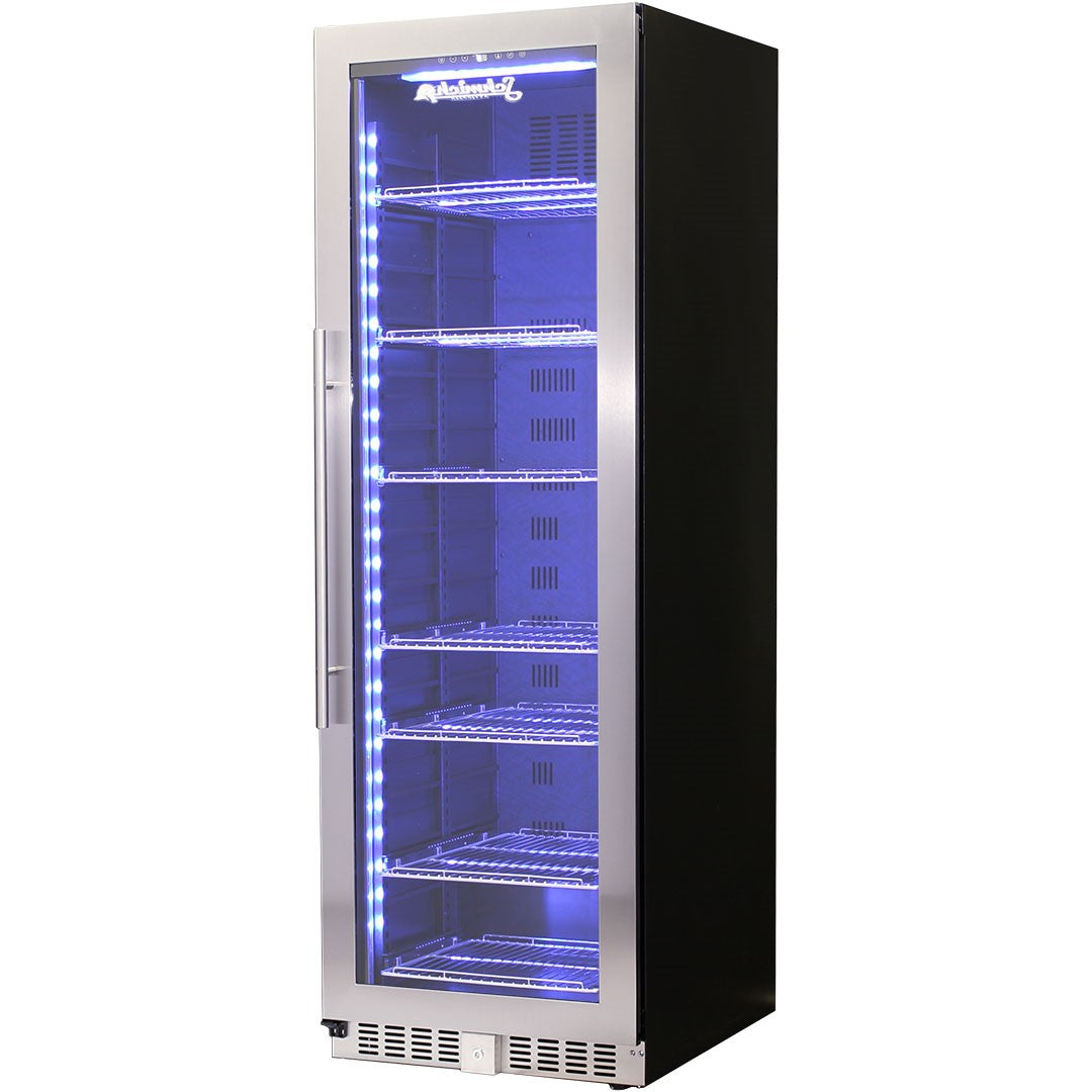Schmick BD425RB – Upright Glass Door Drinks Refrigerator – 405 Litres