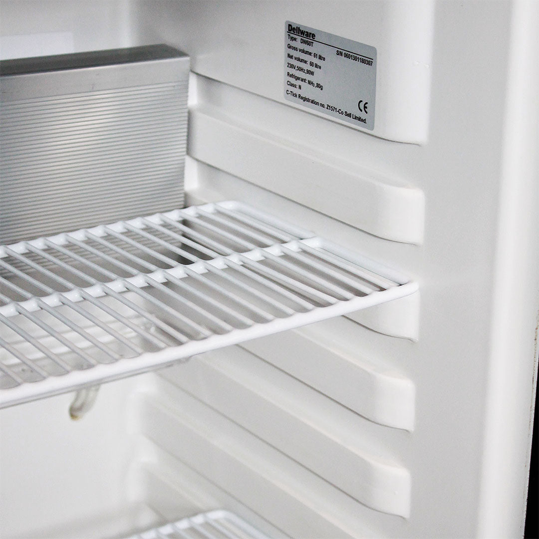 Dellware - DW60E – Silent Motel Mini Bar Fridge – 60 Litres