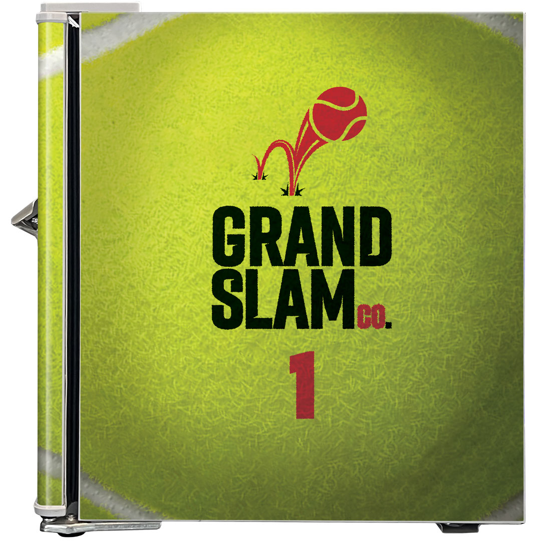 Schmick – BC46W-TENNIS – Retro Tennis Ball Vintage Mini Bar Fridge with Opener – 46 Litres