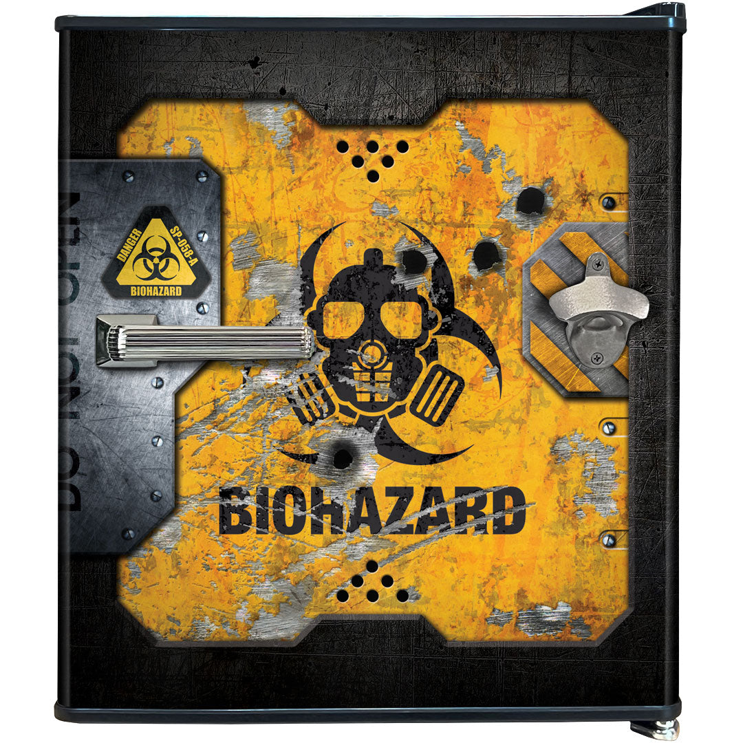 Schmick - HUS-BC46B-TOXIC – Toxic Waste Crate Retro Mini Bar Fridge – 46 Litres
