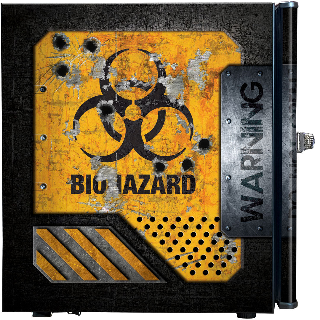 Toxic Waste Crate Design Mini Bar Fridge - A Great Gift Idea - BC46B-TOXIC