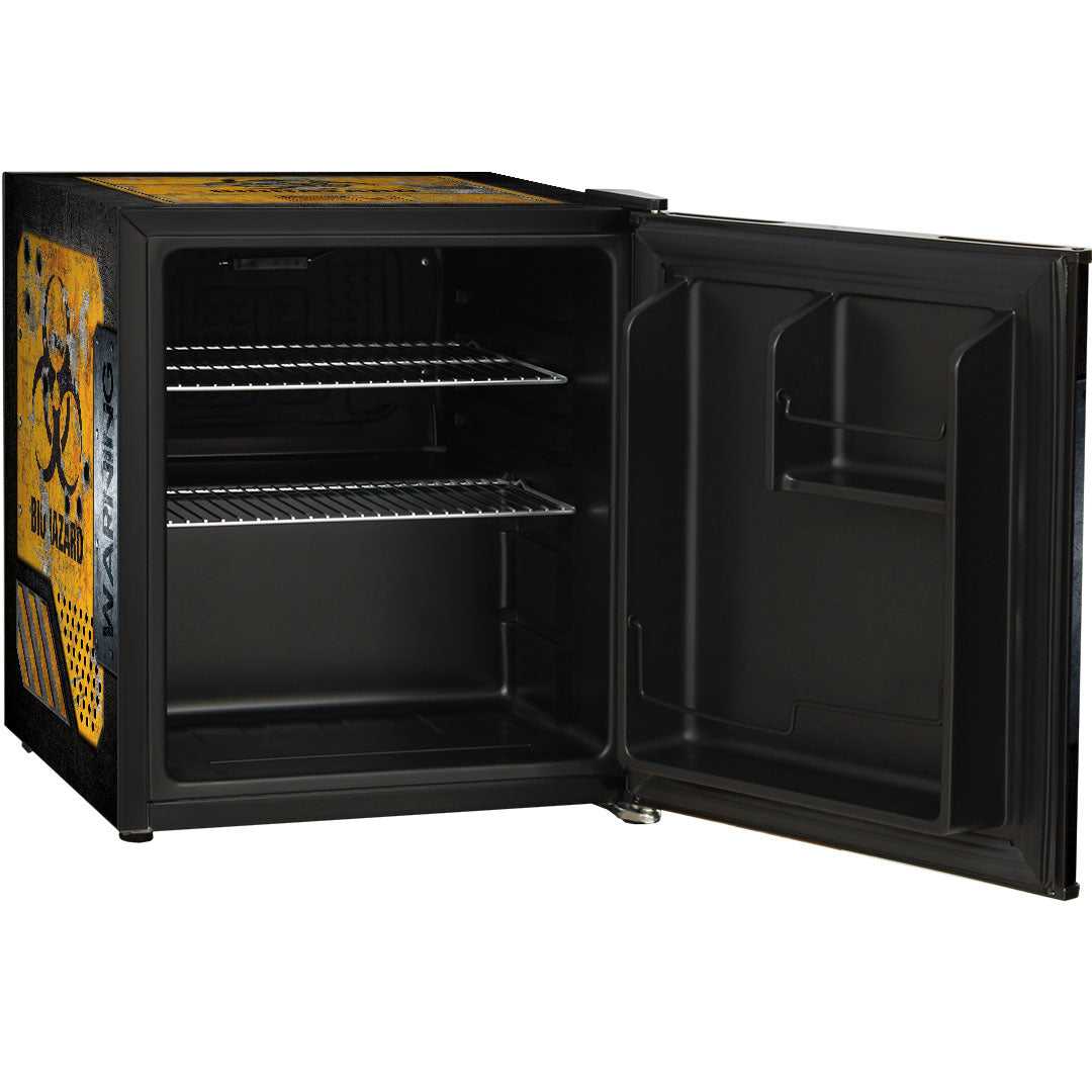 Toxic Waste Crate Design Mini Bar Fridge - A Great Gift Idea - BC46B-TOXIC