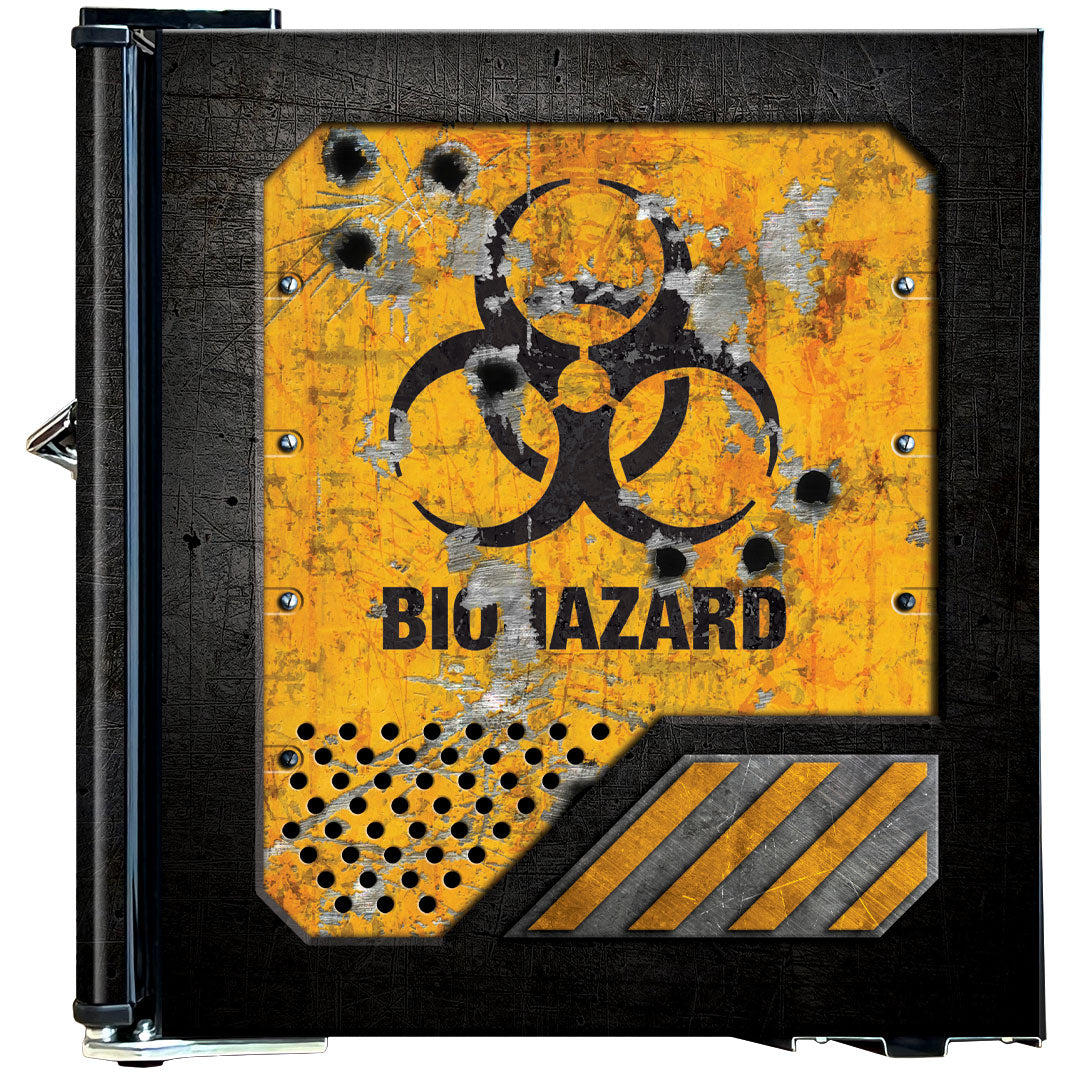 Toxic Waste Crate Design Mini Bar Fridge - A Great Gift Idea - BC46B-TOXIC
