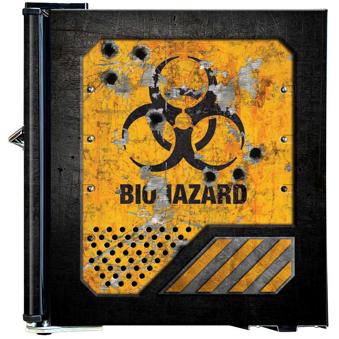 Toxic Waste Crate Design Mini Bar Fridge - A Great Gift Idea - BC46B-TOXIC