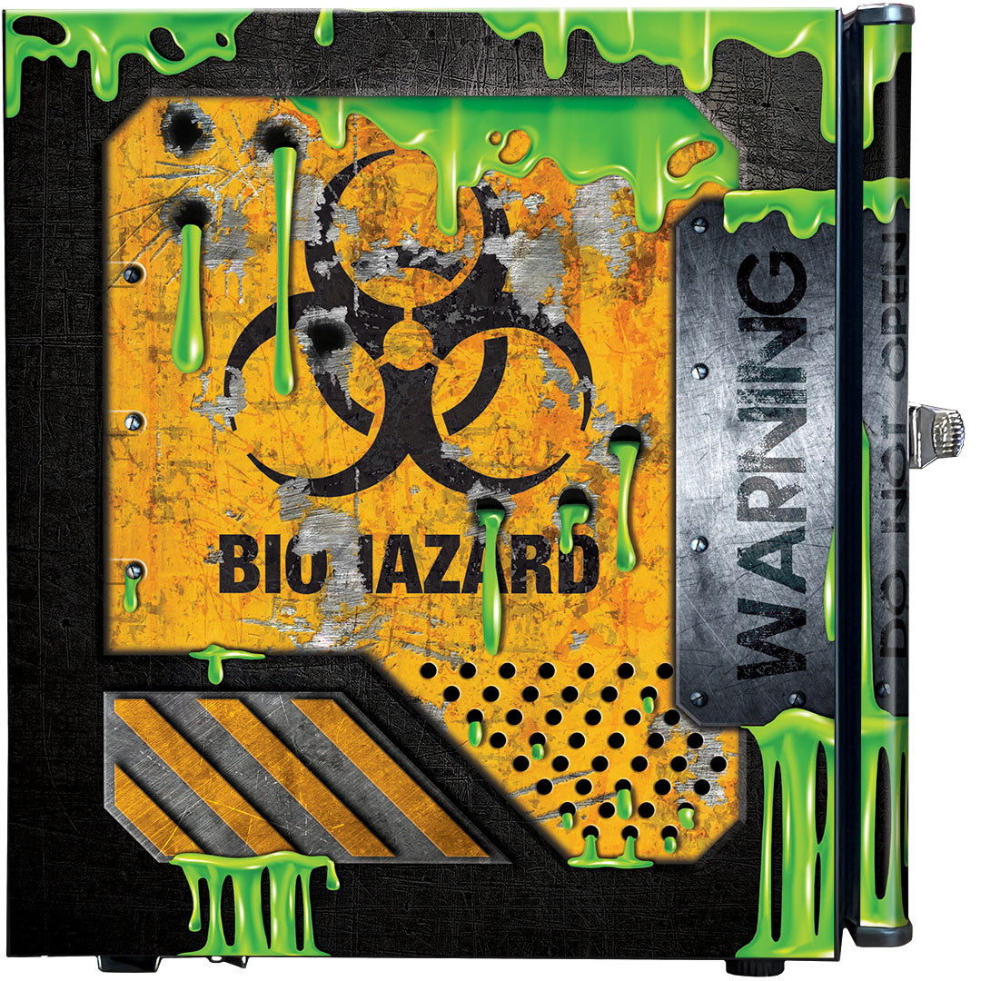 Toxic Slime Crate Design Mini Bar Fridge - A Great Gift Idea - BC46B-SLIME
