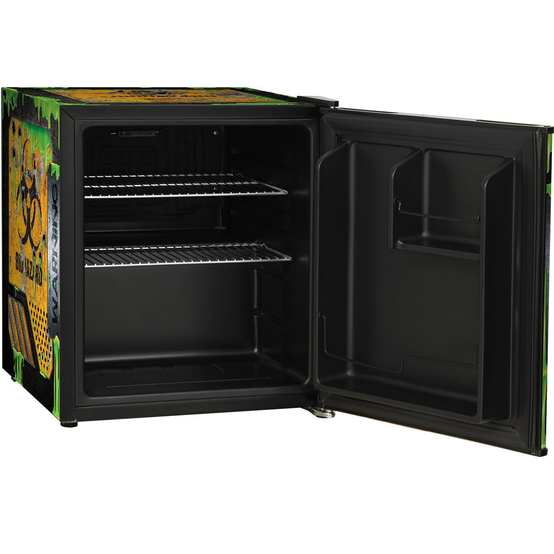 Schmick - HUS-BC46B-SLIME – Toxic Slime Crate Retro Mini Bar Fridge – 46 Litres