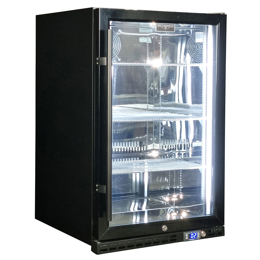 Schmick - SK146R-B-HD – Heated Black Glass – 164 Litres