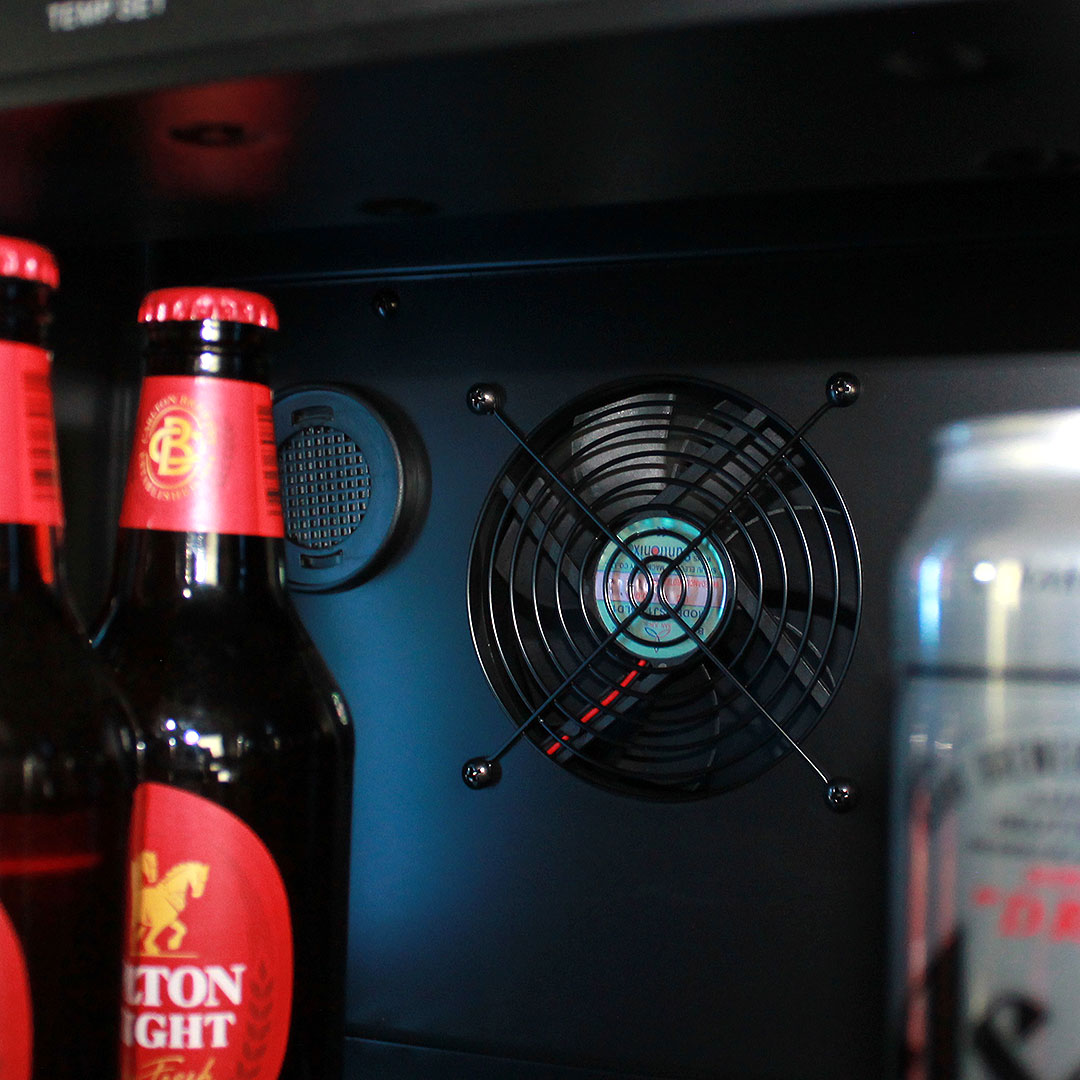 Upright 2 Door Beer & Wine Fridge | Dual Zone | Ultra Slim Depth | Triple-Glazed Glass | LED Lighting | Schmick SK168-Combo