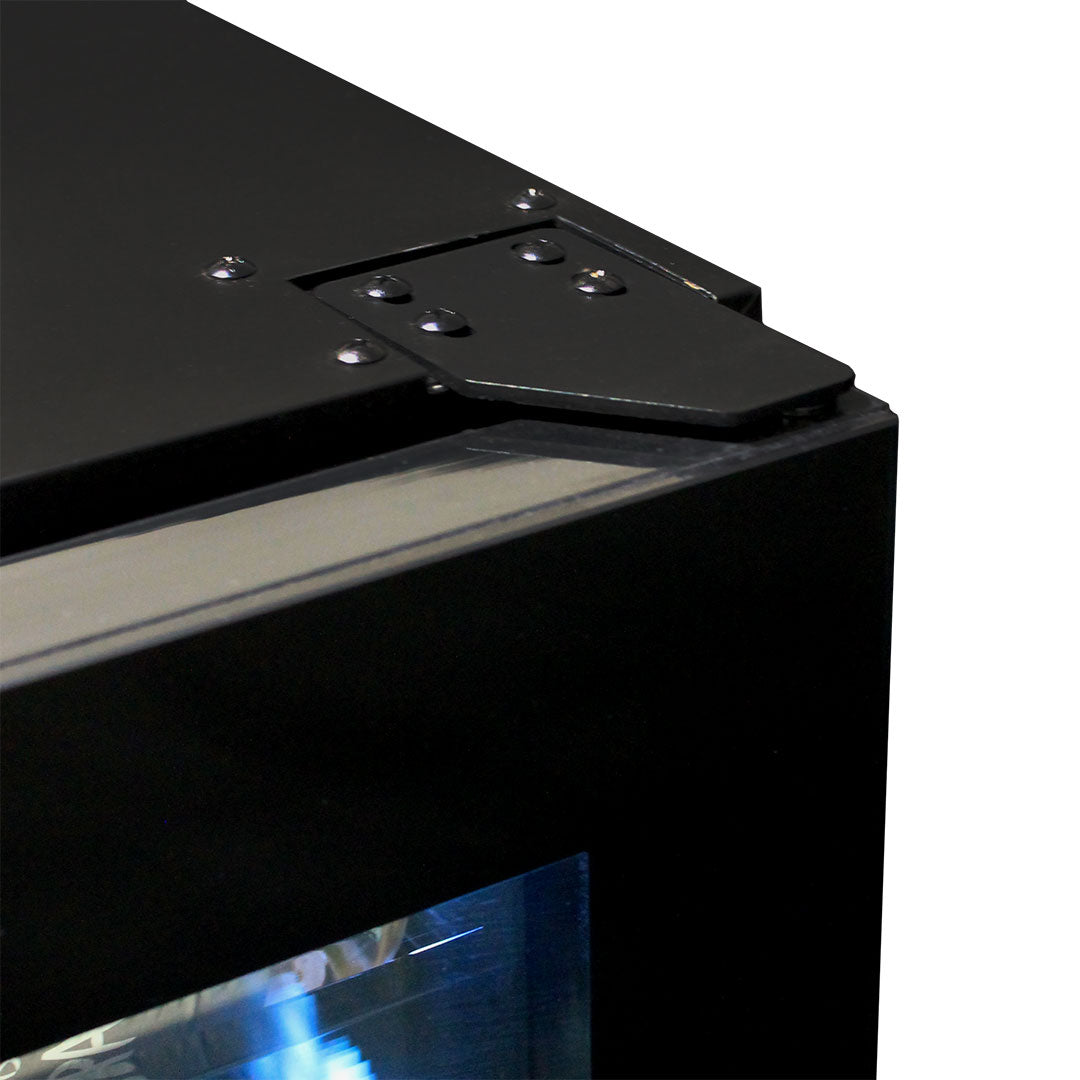 Upright 2 Door Bar Fridge | Triple Zone | Beer + Wine | Slim Depth | Triple-Glazed Glass | Schmick SK168-Combo3