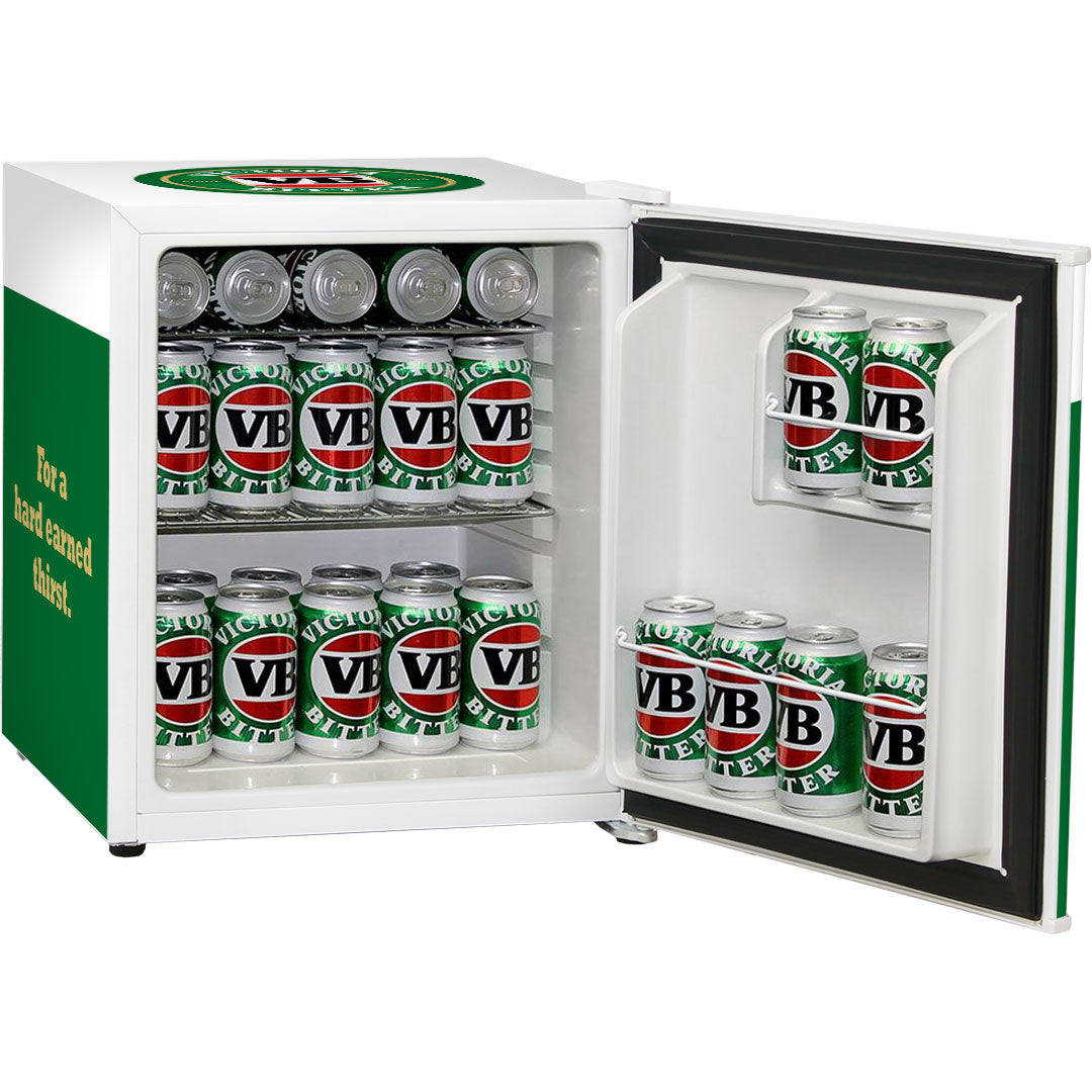Victoria Bitter - BC46W-VB-V1 – Retro Mini Bar Fridge with Opener – 46 Litres