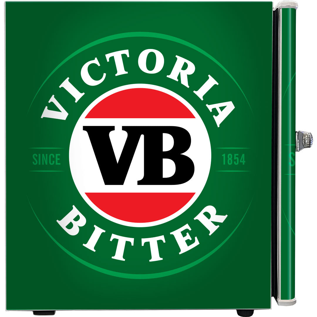 Victoria Bitter - BC46W-VB-V2 – Retro Mini Bar Fridge with Opener – 46 Litres