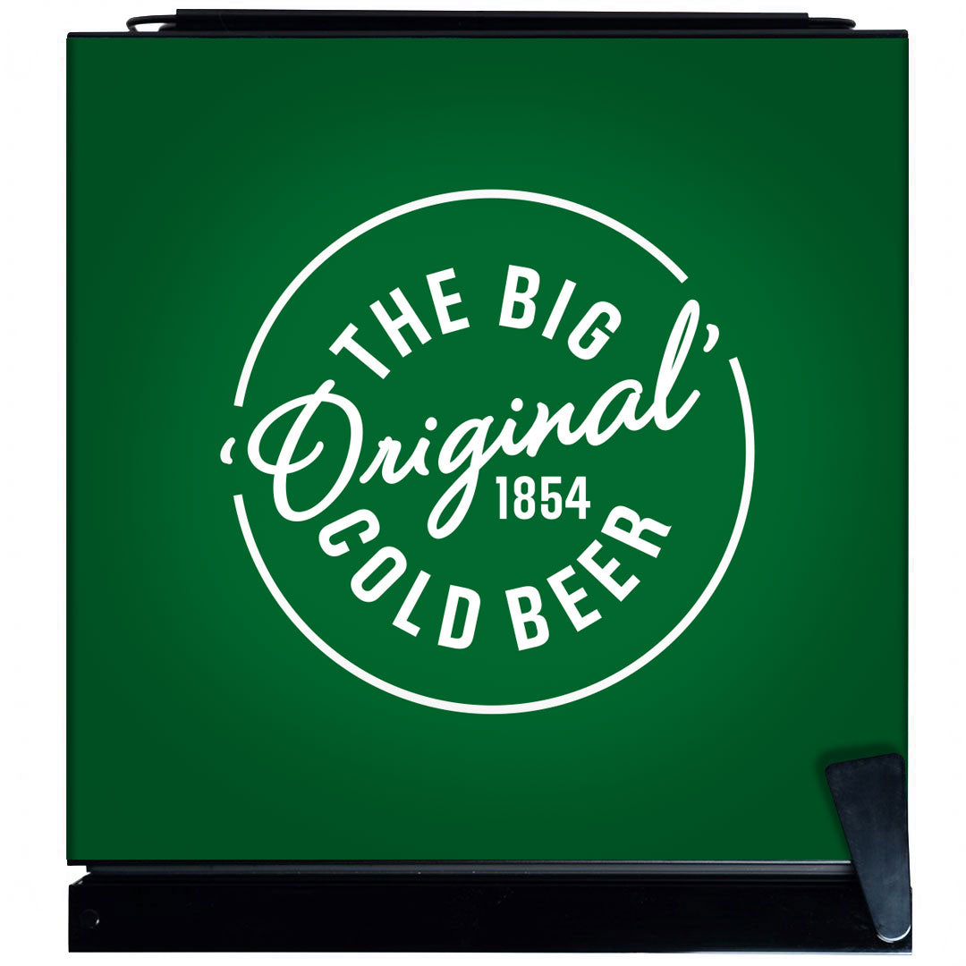 Victoria Bitter - SC70-B-VB-V2 – Original Branded Glass Door Bar Fridge with Frosted Logo – 70 Litres