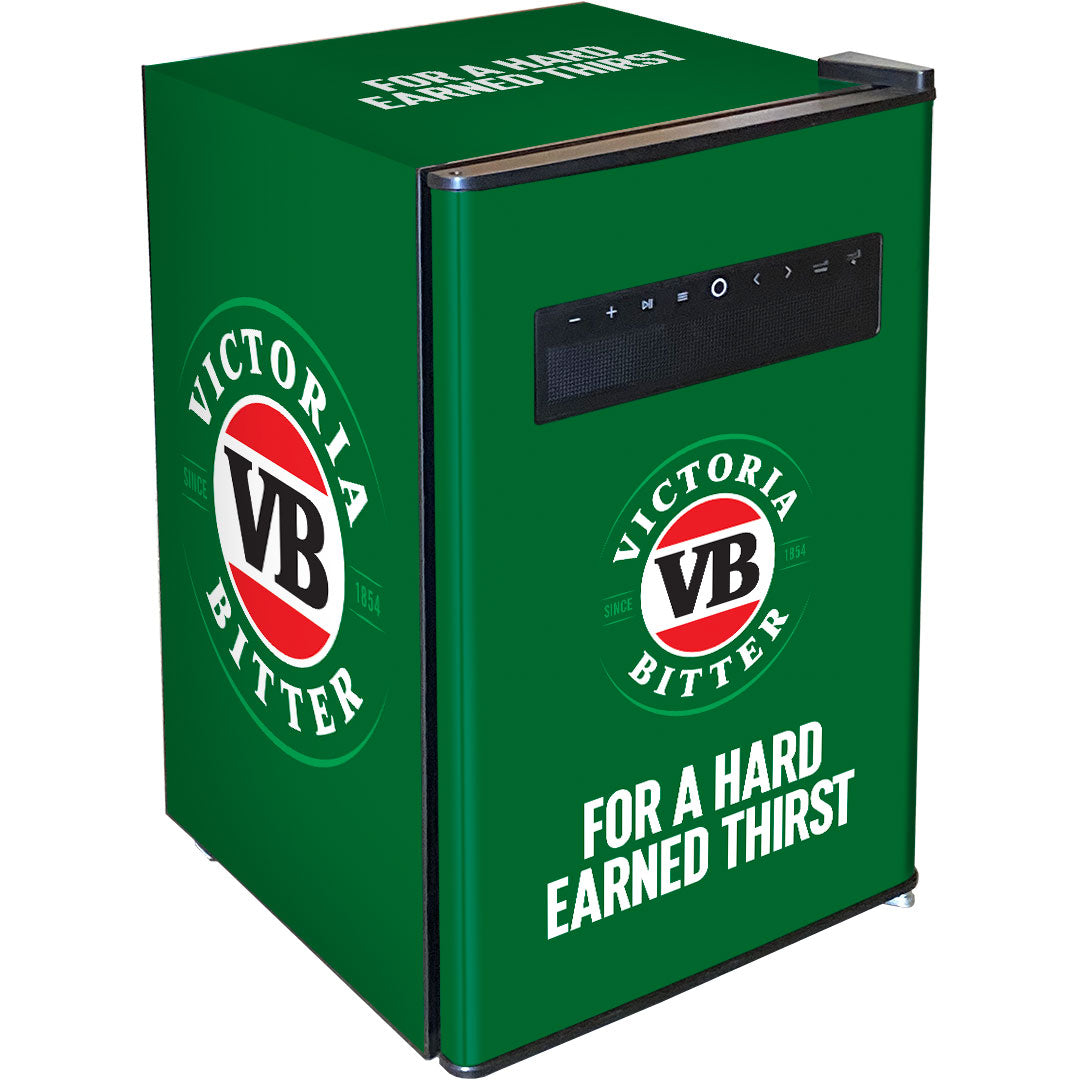 Schmick - BC70B-BTS-VB-V1 β Victoria Bitter Blue Tooth Speaker Mini Bar Fridge β 70 Litre