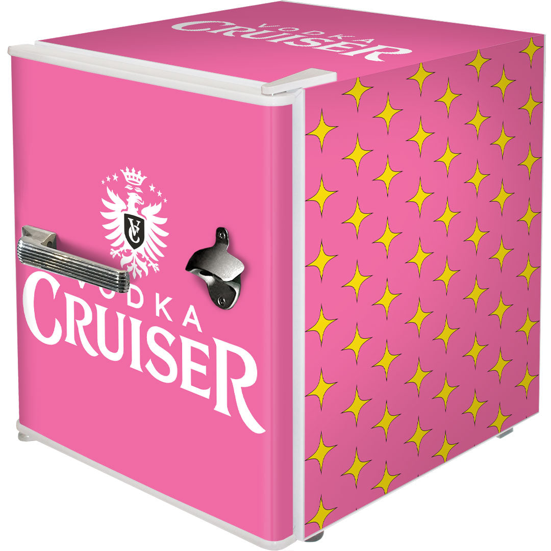 Vodka Cruiser - BC46W-VC – Retro Licensed Mini Bar Fridge with Opener – 46 Litres